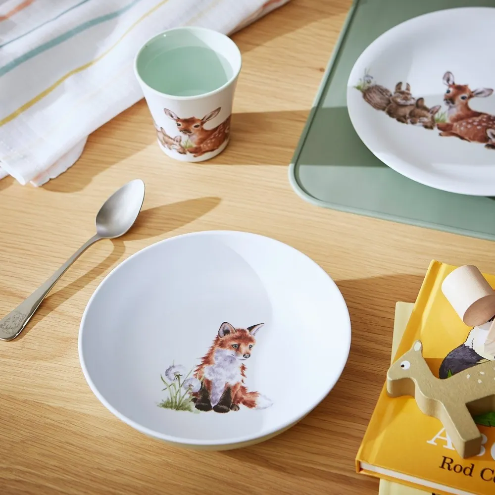 Wrendale Little Wren Child's Plate & Bowl Set- Children's Tabletop