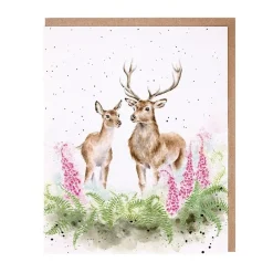 Wrendale 'Lord & Lady' Deer Greeting Card- Greeting Cards