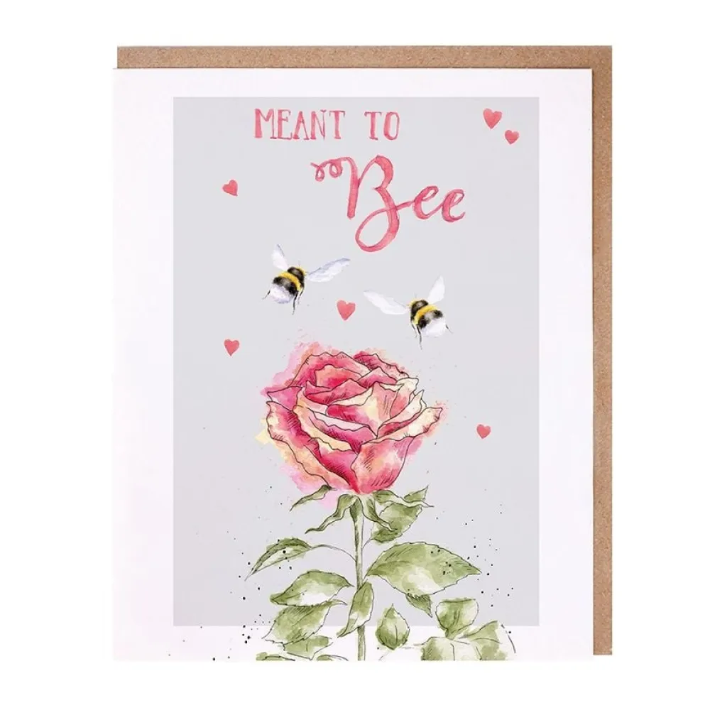 Wrendale 'Meant to Bee' Bee Engagement Card- Greeting Cards
