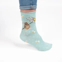 Wrendale 'Oops a Daisy' Mouse Women's Socks- Socks