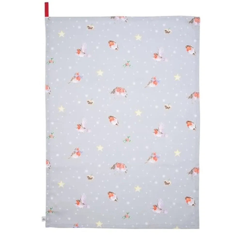 Wrendale Season's Tweetings Robin Dish Towel- Tea Towels