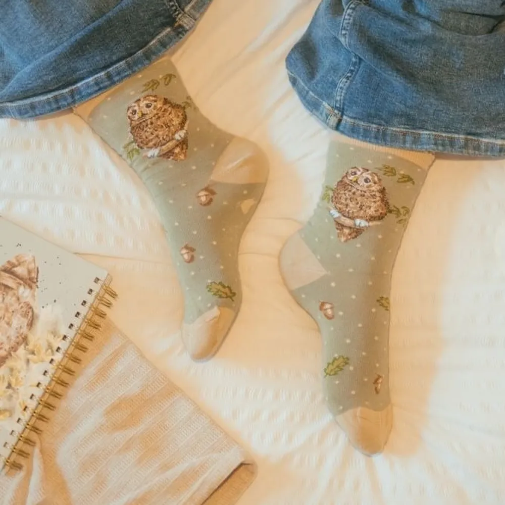Wrendale 'Treetops' Owl Women's Socks- Socks