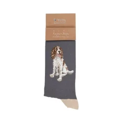 Wrendale 'Willow' Spaniel Men's Socks- Socks