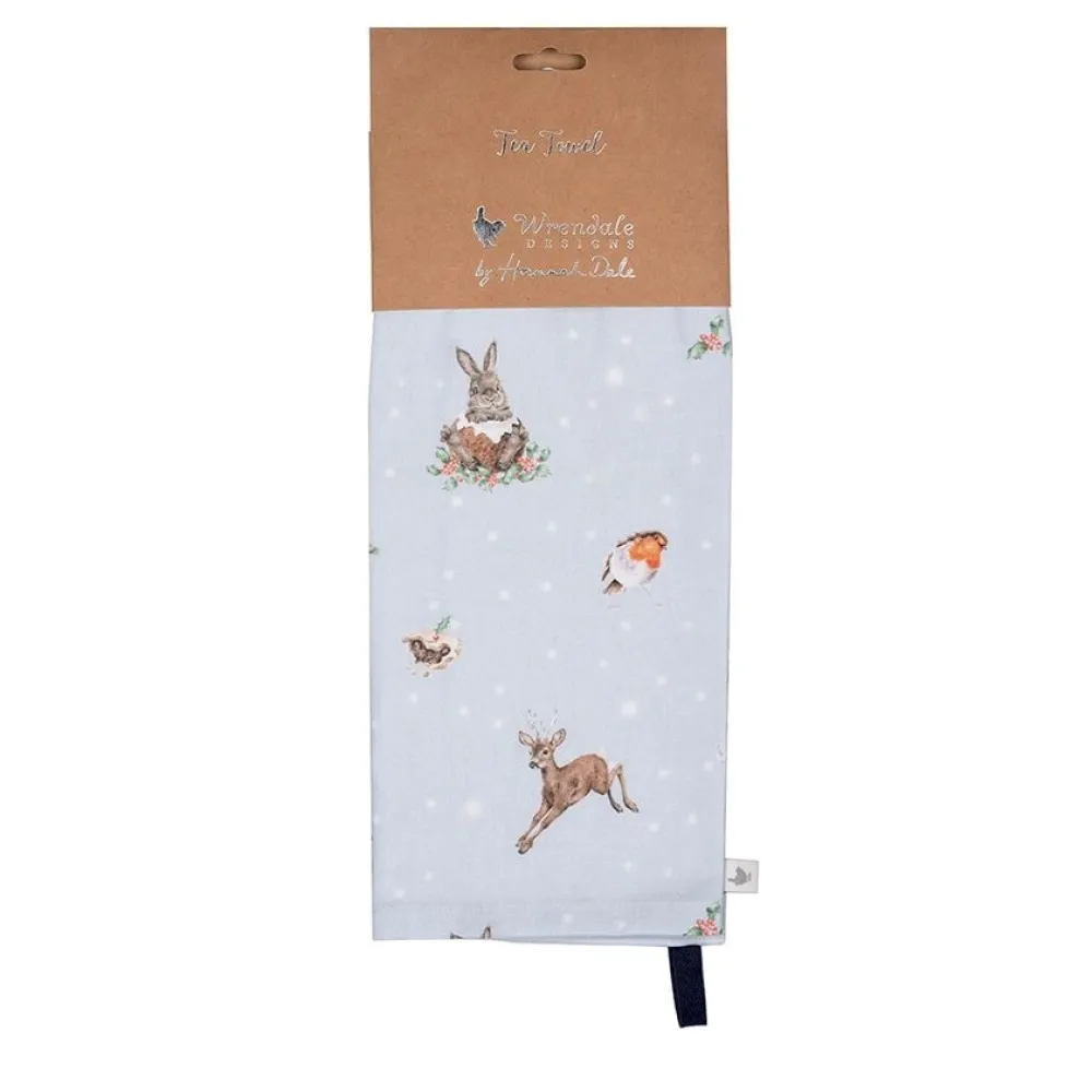 Wrendale 'Winter Woodland' Woodland Animal Dish Towel- Tea Towels