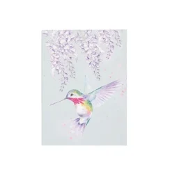 Wrendale Wisteria Wishes Hummingbird Small A6 Notebook- Journals & Other Stationery