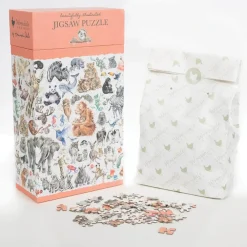Wrendale Zoology Wild Animal 1000 Piece Puzzle- Games & Puzzles