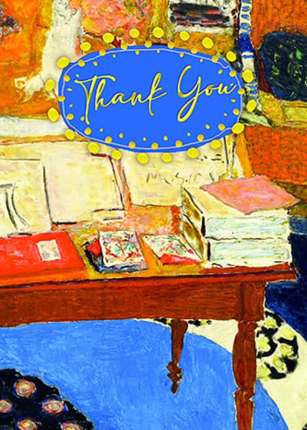 Writing Desk Thank You Card- Greeting Cards