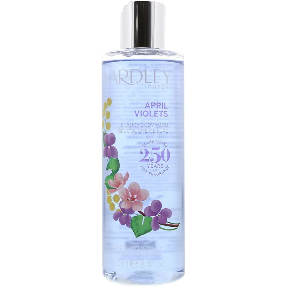 Yardley London April Violets Luxury Body Wash- Bath & Shower