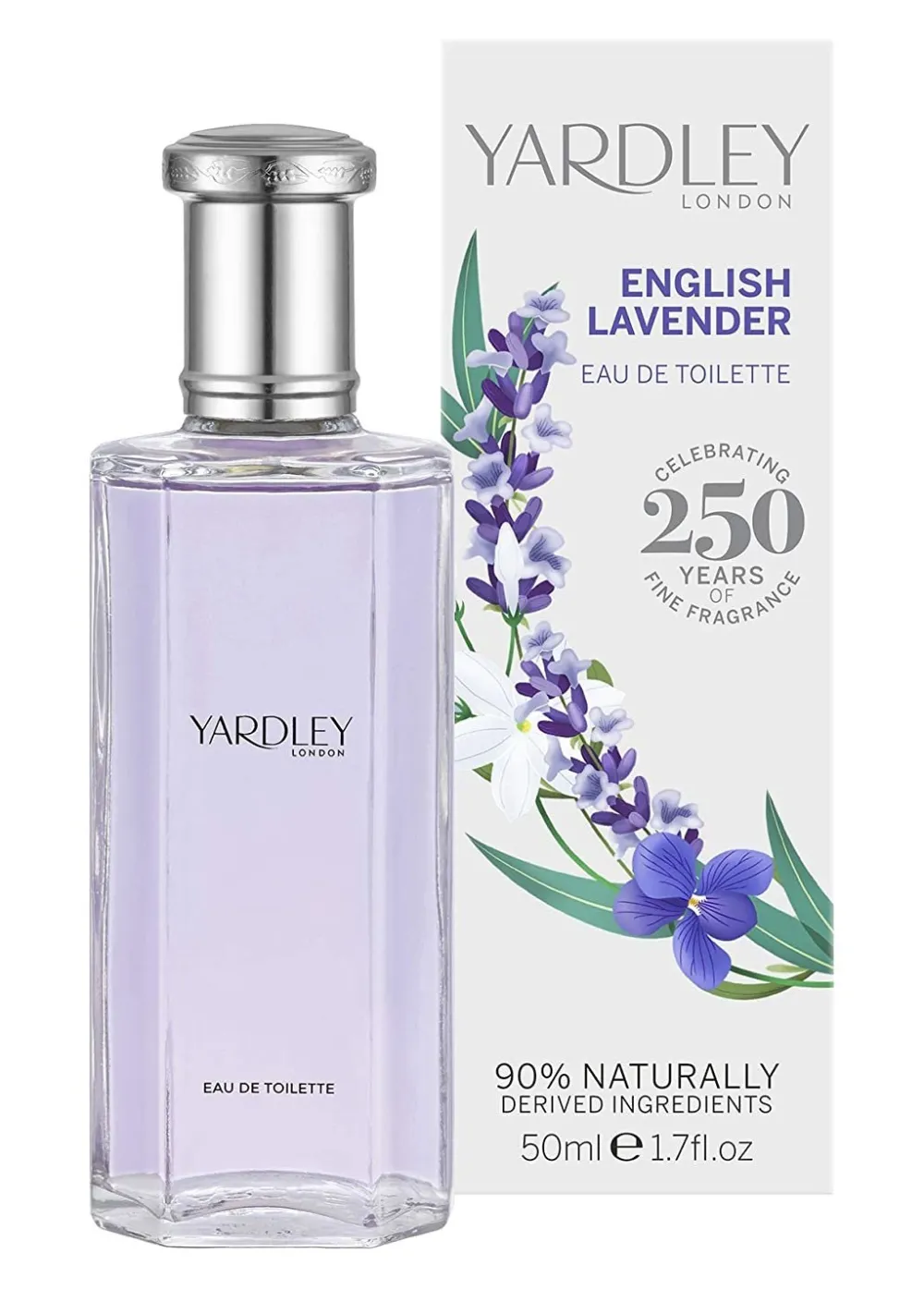 Yardley London English Lavender Eau de Toilette 50ml-Women Women's Fragrance