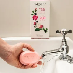 Yardley London English Rose Luxury Soap Set of 3- Bar Soaps